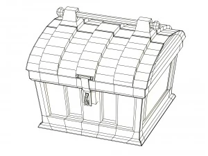 скриня зі скарбами 3D Модель