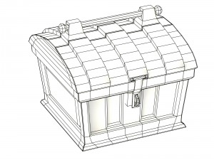 treasure chest 3Dモデル