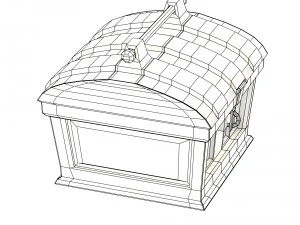 скриня зі скарбами 3D Модель