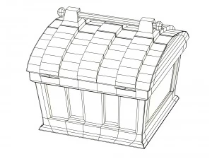 скриня зі скарбами 3D Модель