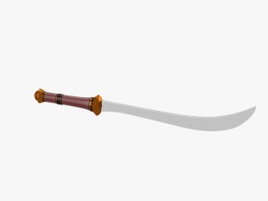 decorated sword 3D Model