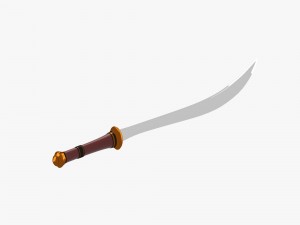 decorated sword Modèle 3D