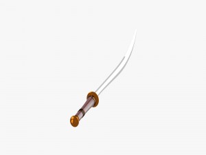 decorated sword Modèle 3D