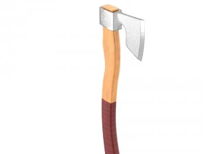 battle axe 3D Model