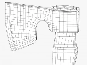 battle axe 3D Model