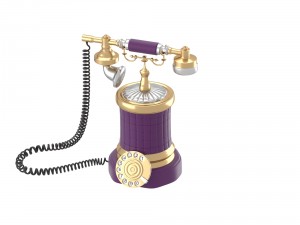 retro style phone 3D Model