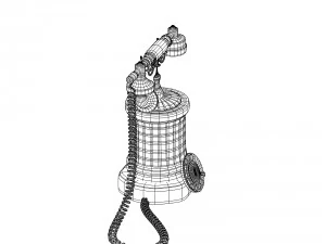 retro style phone 3D Model