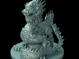 임페리얼 드래곤 3D 프린트 모델
