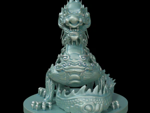 임페리얼 드래곤 3D 프린트 모델