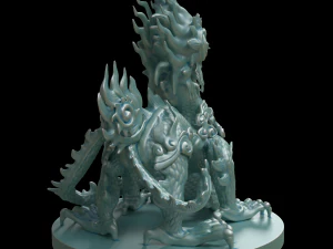 임페리얼 드래곤 3D 프린트 모델