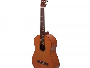 classical acoustic guitar Modèle 3D