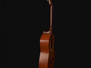 classical acoustic guitar Modèle 3D
