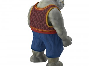 rhino game character 3D-Modell