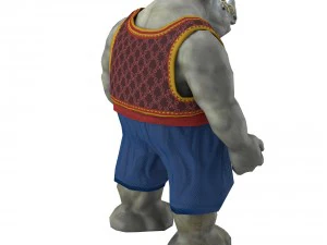 rhino game character 3D Model