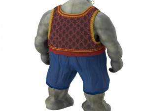 rhino game character 3D-Modell