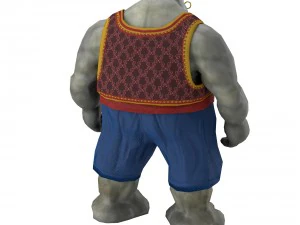 rhino game character 3D Model