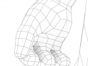 rhino game character 3D Model