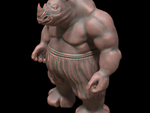 rhino miniature 3D Print Model