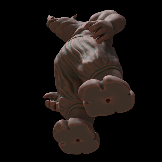 Download rhino miniature 3D Model