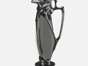 art deco jar Model 3D