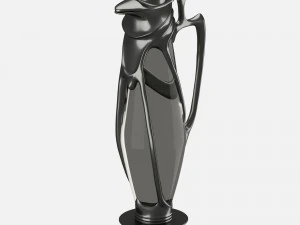art deco jar 3D Model