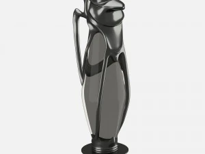 art deco jar 3D Model
