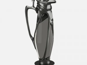 art deco jar 3D Model