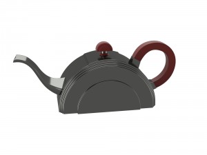 art deco teapot 3D Model