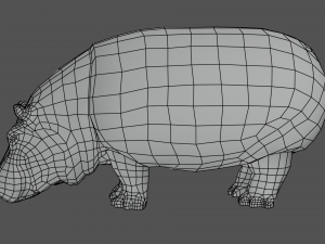 hippo 3D Модель