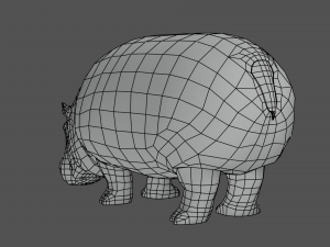 hippo 3D Модель