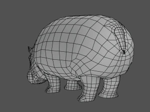 hippo 3D Model