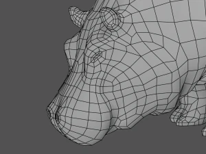 hippo 3D Model