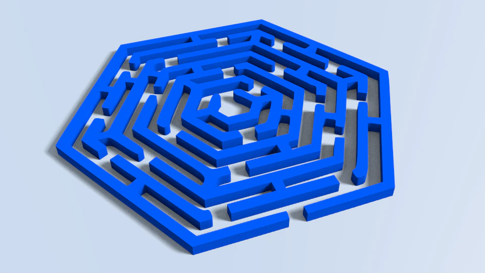 maze 4 3D Model .c4d .max .obj .3ds .fbx .stl .blend