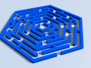labyrinthe 4 Modèle 3D