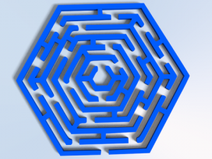 maze 4 Modello 3D