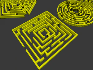 maze 6 3D Model