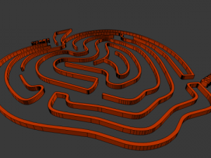 maze 9 3D 모델