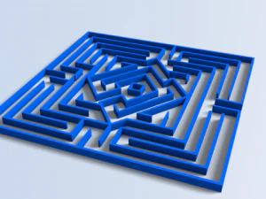 labyrinthe 10 Modèle 3D