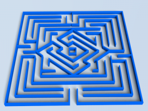 maze 10 3D Model