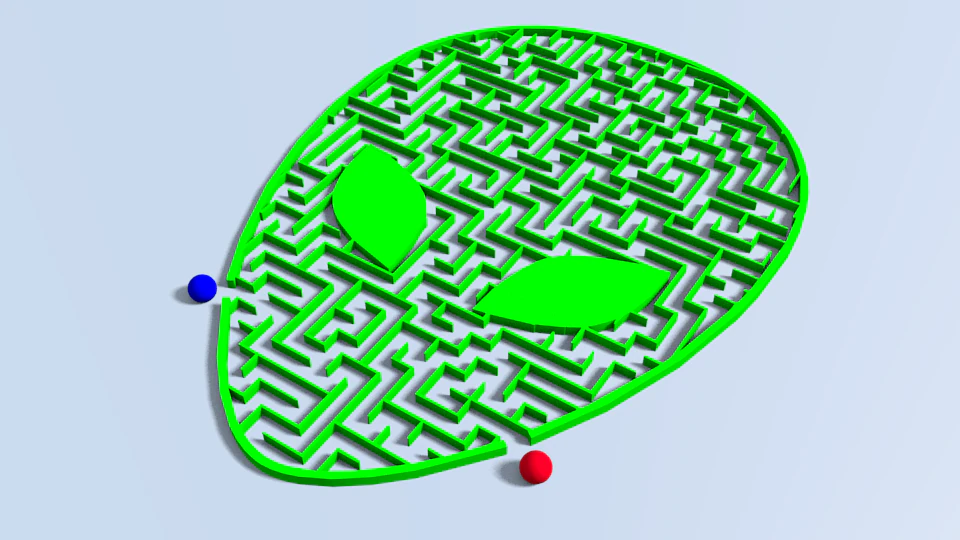 maze 12 3D Model .c4d .max .obj .3ds .fbx .stl .blend 