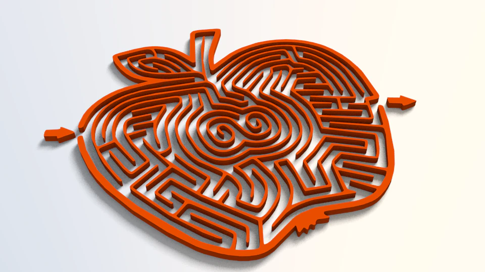 maze 13 3D Model .c4d .max .obj .3ds .fbx .stl .blend 