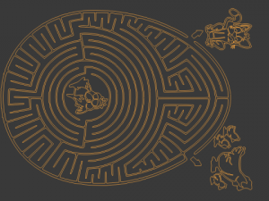 maze 16 Modèle 3D