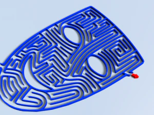 迷路18 3Dモデル