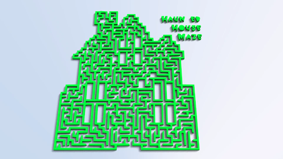 maze 22 3D Model .c4d .max .obj .3ds .fbx .stl .blend 