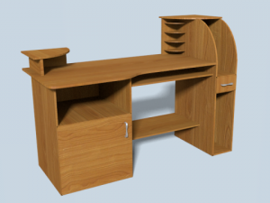 desk office 3D Model