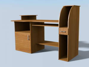desk office 3D 模型