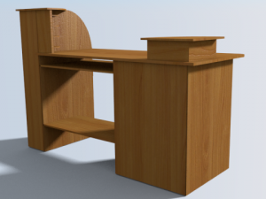 desk office 3D 模型