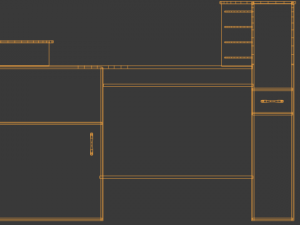 desk office 3D 模型