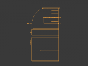 desk office 3D 模型
