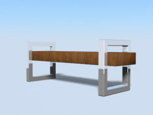 simple banck 3D Model